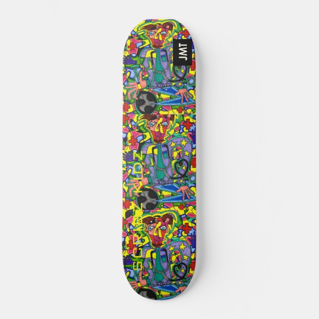 SKATE SKATEBOARDS SCRIBZ KIDZ / SKATEBOARDS JMT EUA (Frente)