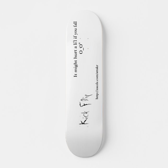 Skate Skatebord feito sob encomenda (Frente)