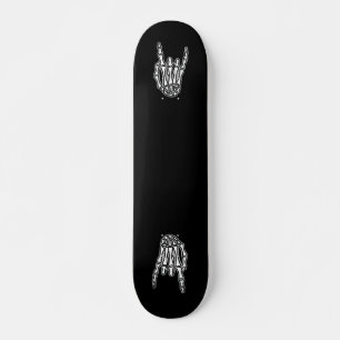 Skate Skeleton hand, rock and roll