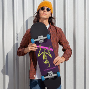 SKATE SKELETON SKATEBOARDING 'OSSO A SER SELVAGEM'