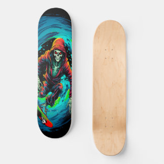 Skate Skell-A-Skator em cores vívidas e com aspecto.