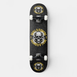 Skate Skull and Flowboard
