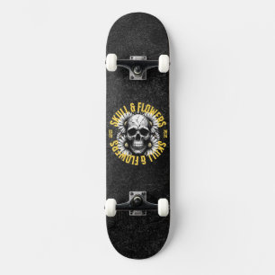 Skate Skull and Flowboard
