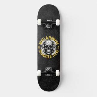 Skate Skull and Flowboard