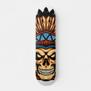 Skate Skull Indian