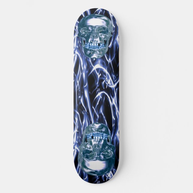 Skate Skulls Blue Chrome (Frente)