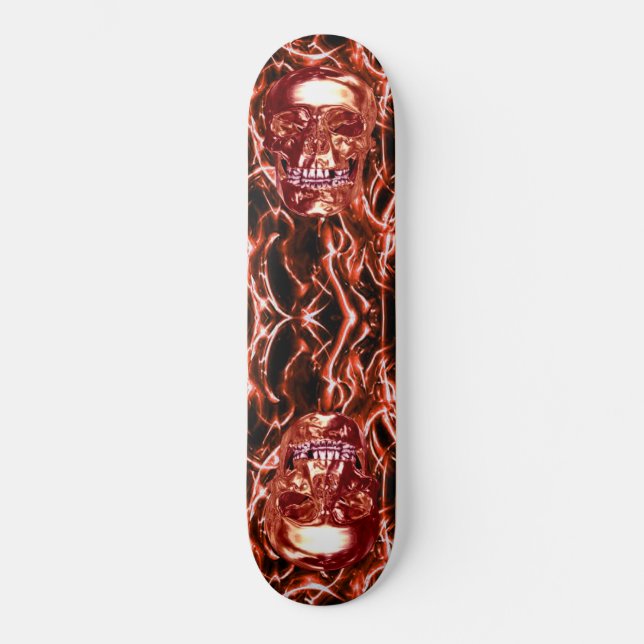 Skate Skulls Red Chrome (Frente)