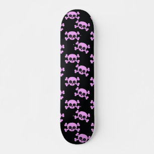 Skate Skulls Rosa Bonitos