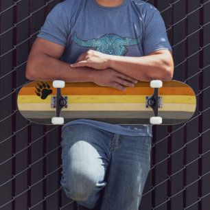 Skate SlipperyJoe's Bear Pride flag wooden Brotherhood f