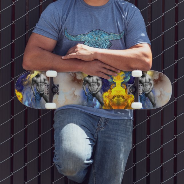 Skate SlipperyJoe's Man Steamy shirtless abs sexpack (Ao ar livre 3)