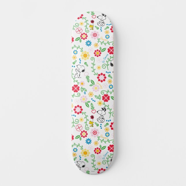 Skate Snoopy So Sweet Flower Pattern (Frente)