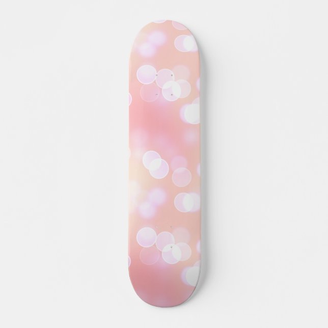 Skate Soft Pink Aesthetic Bokeh Pattern (Frente)