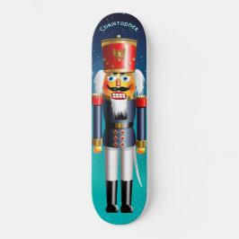 Skate Soldado de brinquedo do Nutcracker no uniforme