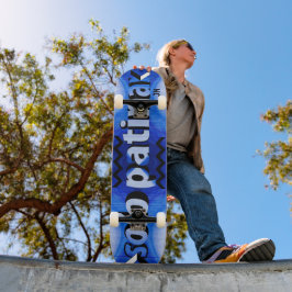 Skate  "Solo patina", patineta com monograma