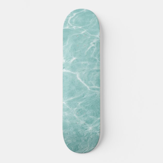 Skate Sonho Crystal Clear Soft Turquoise Ocean #2 #wall (Frente)