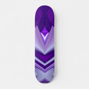 Skate Sonho de Flor Roxo, Abstrato Fantasy Arte Arco-Íri