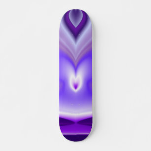 Skate Sonho de Flor Roxo, Abstrato Fantasy Arte Arco-Íri