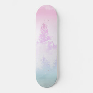 Skate Sonho de Floresta do Unicorn Pastel #1 #decor #art