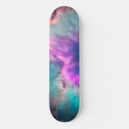 Skate Sonho de Nebulosa de Galáxia de Teal Roxo #1