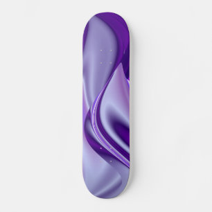 Skate Sonho de neve roxa, Abstrato Fantasy Arco-Íris