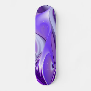 Skate Sonho de neve roxa, Abstrato Fantasy Arco-Íris