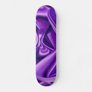 Skate Sonho Roxo, Abstrato Fantasia Arco-Íris