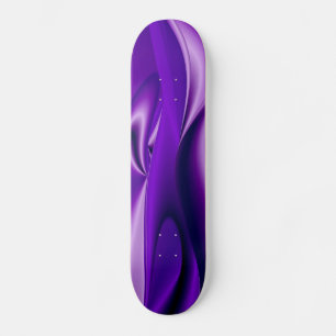 Skate Sonho Roxo, Abstrato Fantasy Arte Arco-Íris