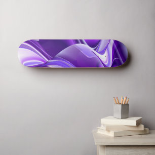 Skate Sonhos de Flor Roxo