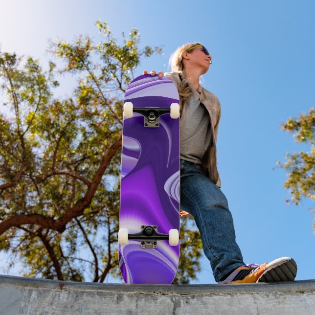 Skate Sonhos de Flor Roxo (Ao ar livre 1)