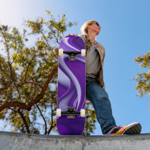 Skate Sonhos de Flor Roxo
