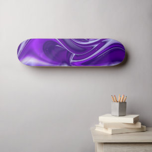 Skate Sonhos de Flor Roxo