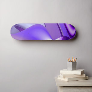 Skate Sonhos de Flor Roxo