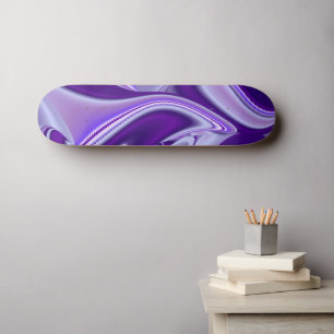 Skate Sonhos de Flor Roxo