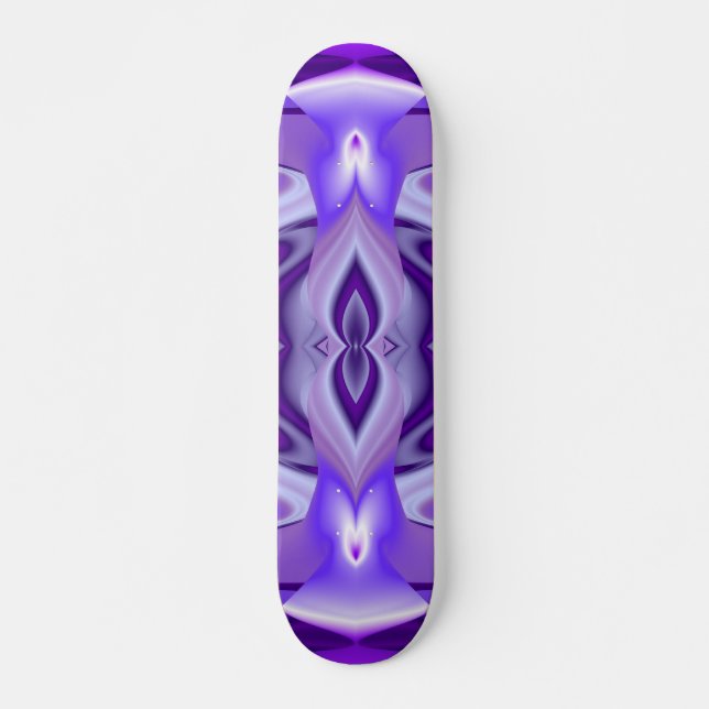 Skate Sonhos de Flor Roxo (Frente)