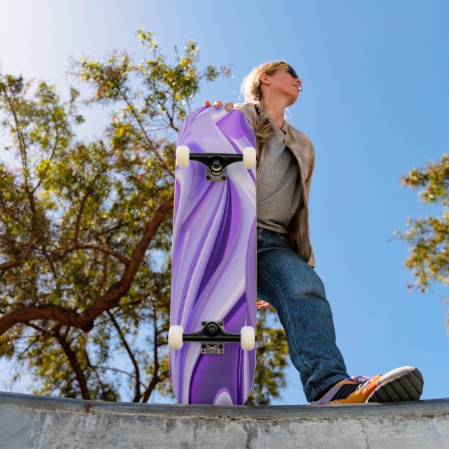 Skate Sonhos de Flor Roxo (Ao ar livre 1)