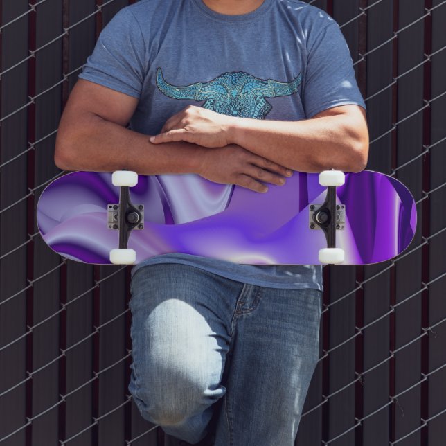 Skate Sonhos de Flor Roxo (Ao ar livre 3)