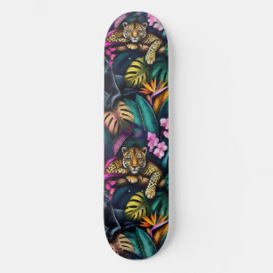 Skate Sonhos de Grandes Felinos Padrão de Superfície Con