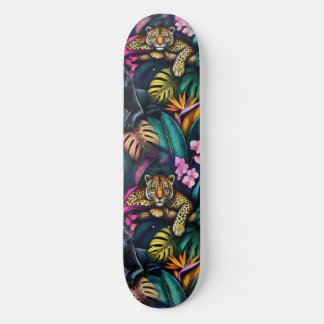 Skate Sonhos de Grandes Felinos Padrão de Superfície Con