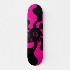 Skate Sorria derretida - Magenta e Preto