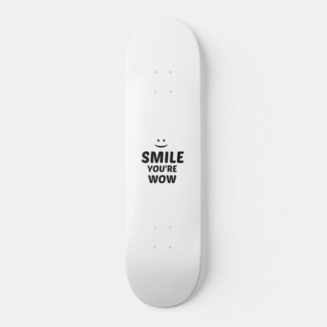 SKATE SORRISO QUE VOCÊ É MAL (Frente)
