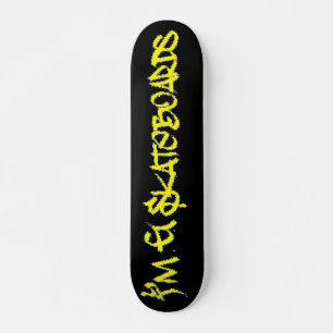 Skate Sou G Skateboards (fonte Stylin BRK) - preto/amare