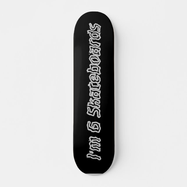 Skate Sou G Skateboards - Script Chalk (Frente)