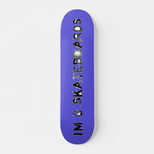 Skate Sou o G Skateboards (Acid Label FONT) - azul