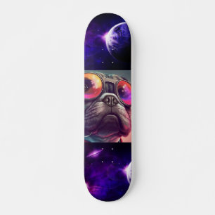 skate SPACE BULLDOG FUNNY