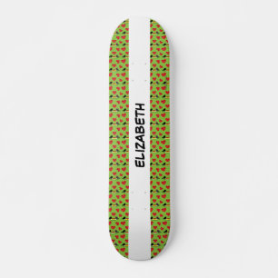 Skate Spaghetti Meatball Data Romântica Adicione seu n