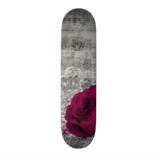 Skate Splatter antigo bonito da pintura do rosa do rosa