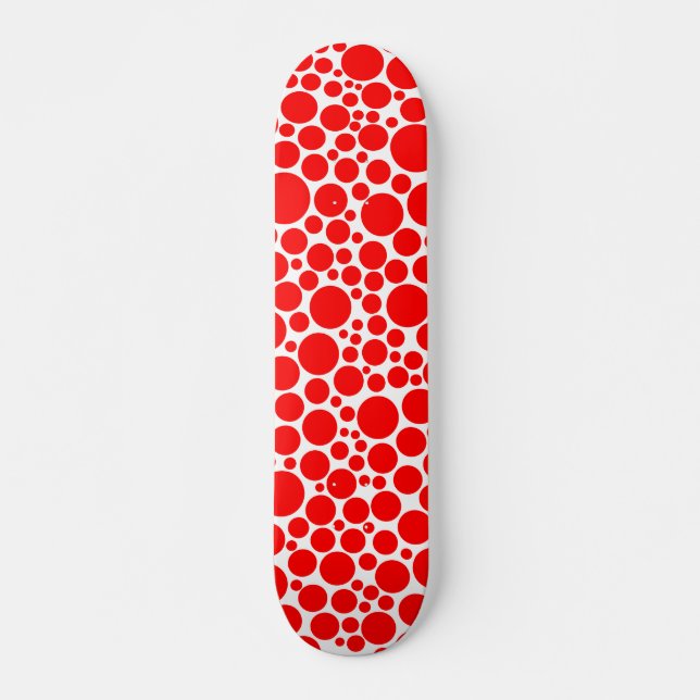 Skate Spott - Vermelho em Branco (Frente)