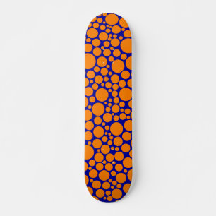 Skate Spotty - Laranja no Azul Escuro