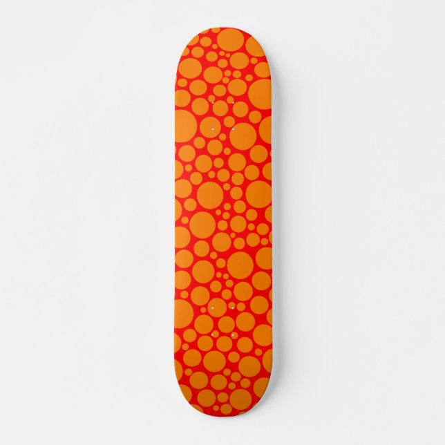 Skate Spotty - Laranja no Vermelho (Frente)