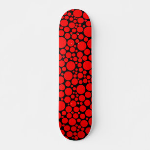 Skate Spotty - Vermelho em Preto